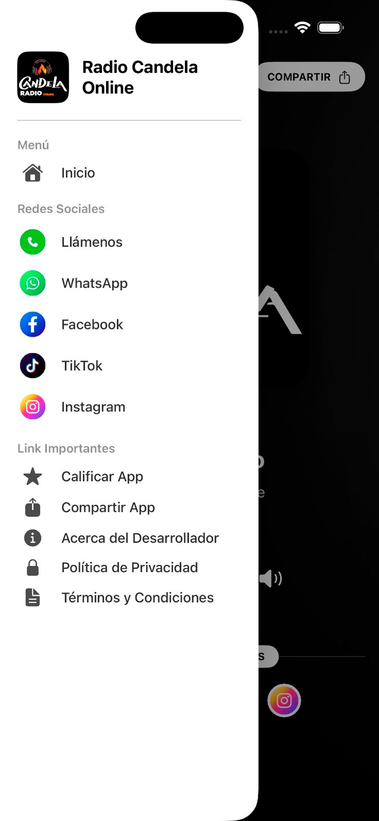 Radio Candela Online screenshot 3