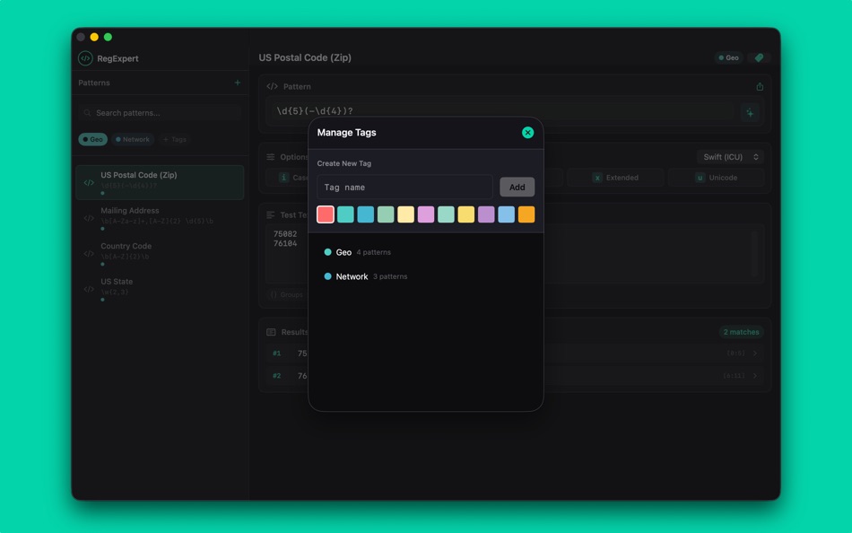 #4. RegExpert (macOS) Tekijänä: Noel Geren