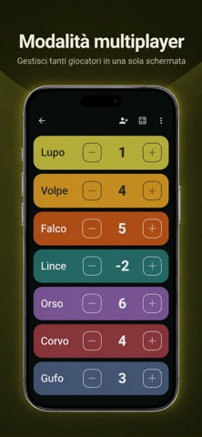 Segnapunti Carte Italiane iPhone screenshot