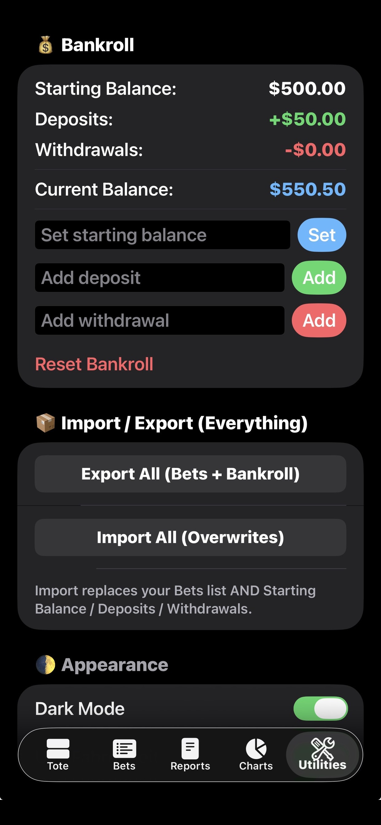 Horse Racing- Bet Tracker screenshot 3