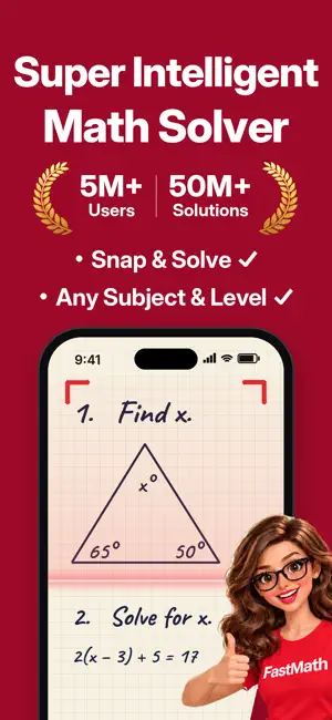 FastMath - Photo Math Solver screenshot 1