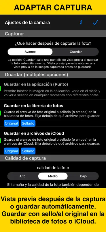 GPS Cámara 55. Foto+ubicación. screenshot 9 of 10