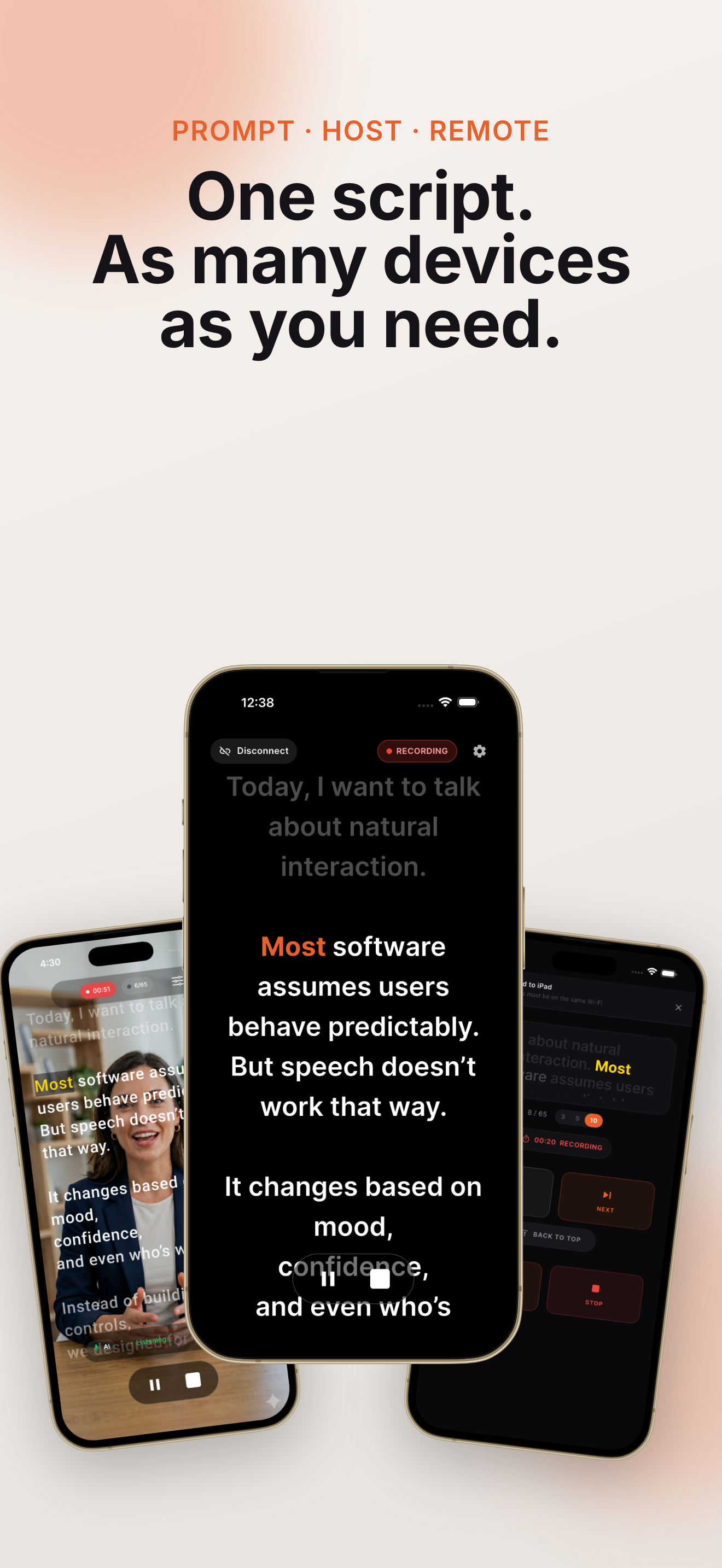 VoiceSync AI Teleprompter screenshot 3