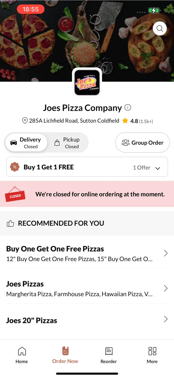Screenshot #2 pour Joes Pizza Company