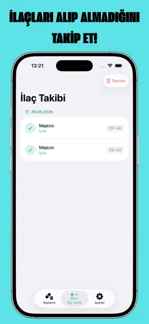 Plan Takip - Medly screenshot 2