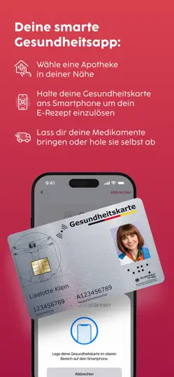 Screenshot von Gesund.de - E-Rezept, Apotheke auf dem iPhone 2
