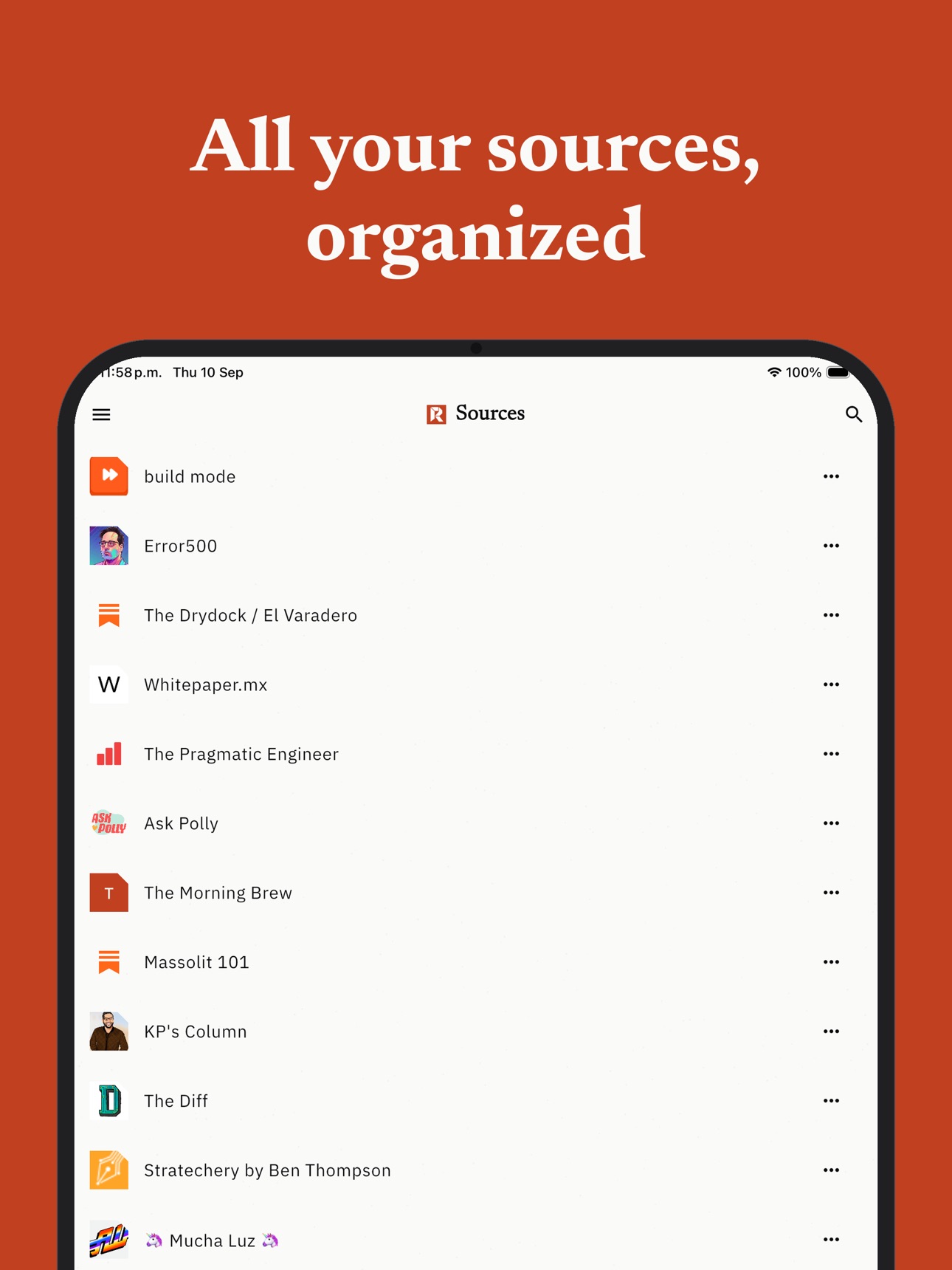 Screenshot 9 of Reevo: Newsletters & RSS