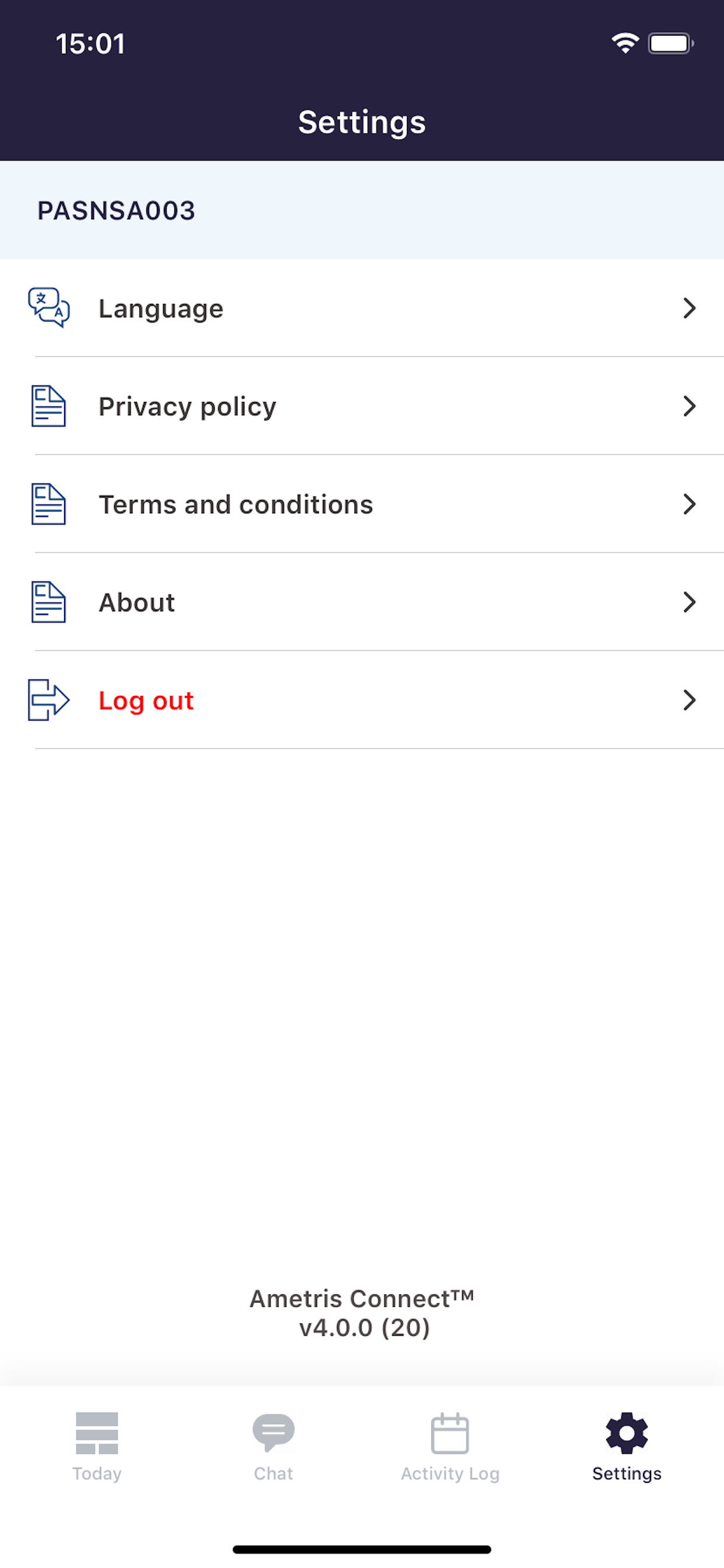 Ametris Connect™ screenshot 3