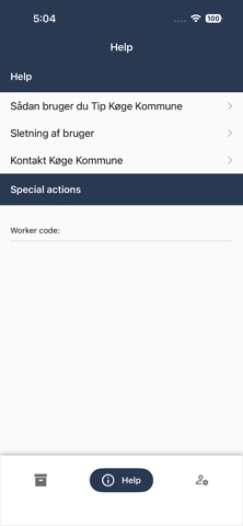 Tip Køge Kommune screenshot