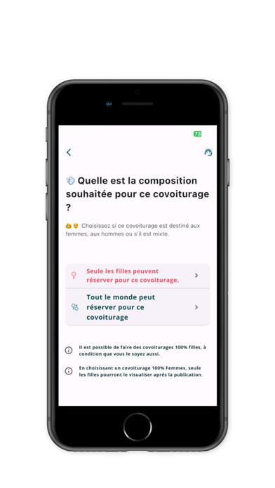 OhVoyage! - Urban carpooling Screenshot