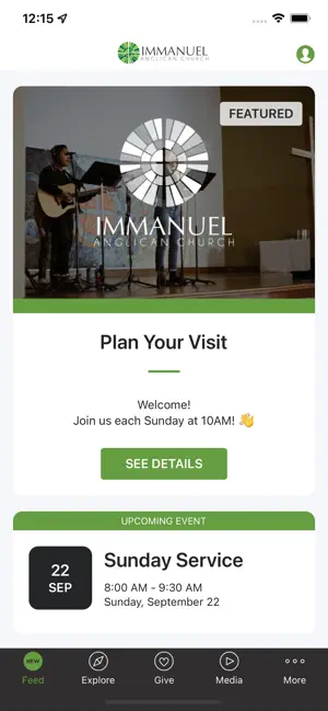 Immanuel Anglican Church screenshot 1