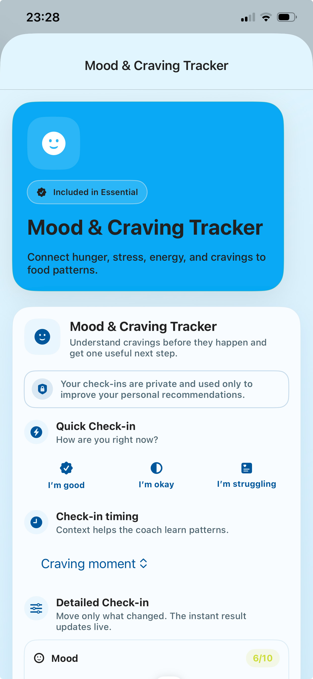 Calorie Bank Credit screenshot 9