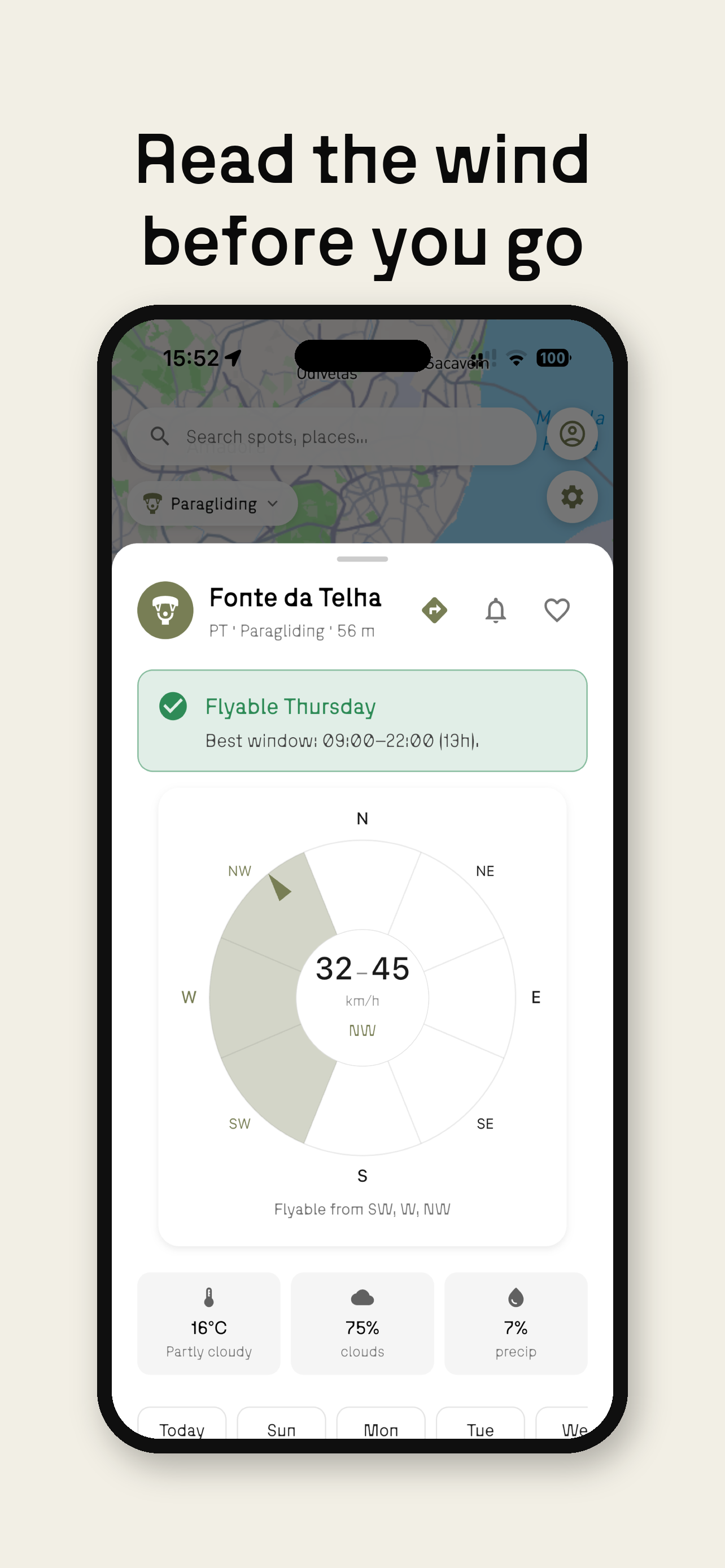 OutDare: Paragliding map & GPS