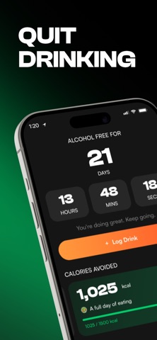 Quit Alcohol: Sober Tracker iPhone screenshot