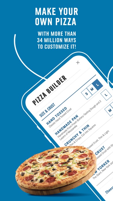 Domino’s Pizza® Screenshot 1 - AppWisp.com Domino’s Pizza® Screenshot 1 - AppWisp.com