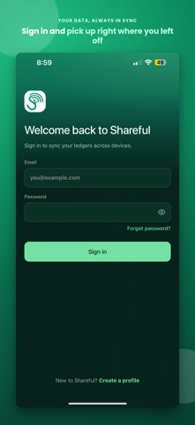 Shareful: Split Bills Screenshot 1 of 9