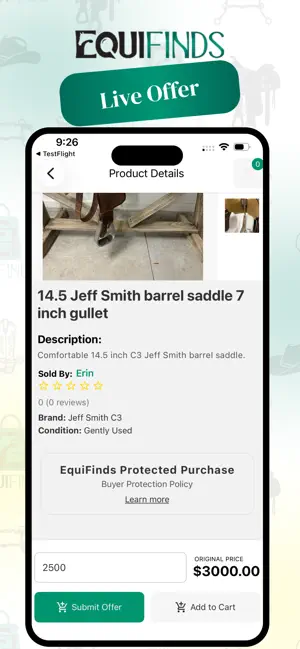 EquiFinds screenshot 2