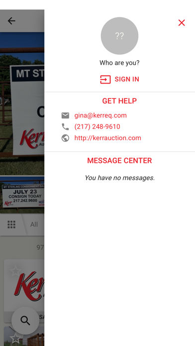 Kerr Auction Screenshot