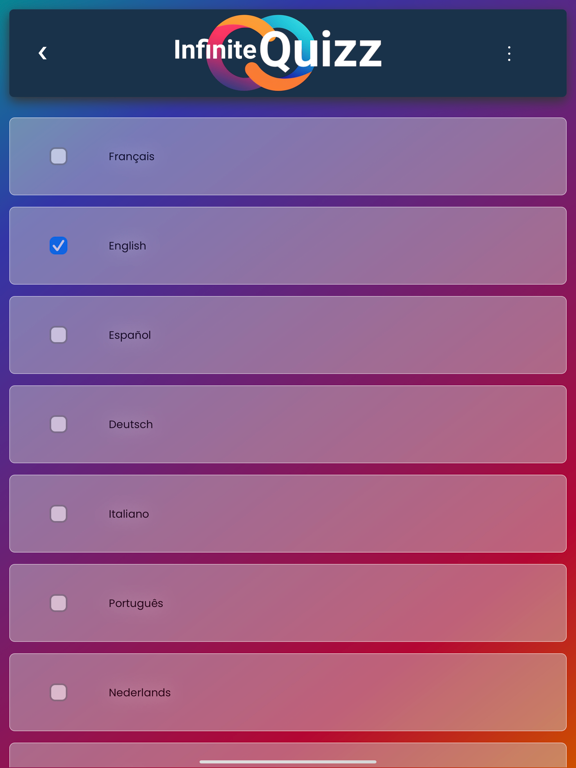 Screenshot #6 pour InfiniteQuizz
