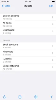 pwsafe 2 - password safe iphone resimleri 1