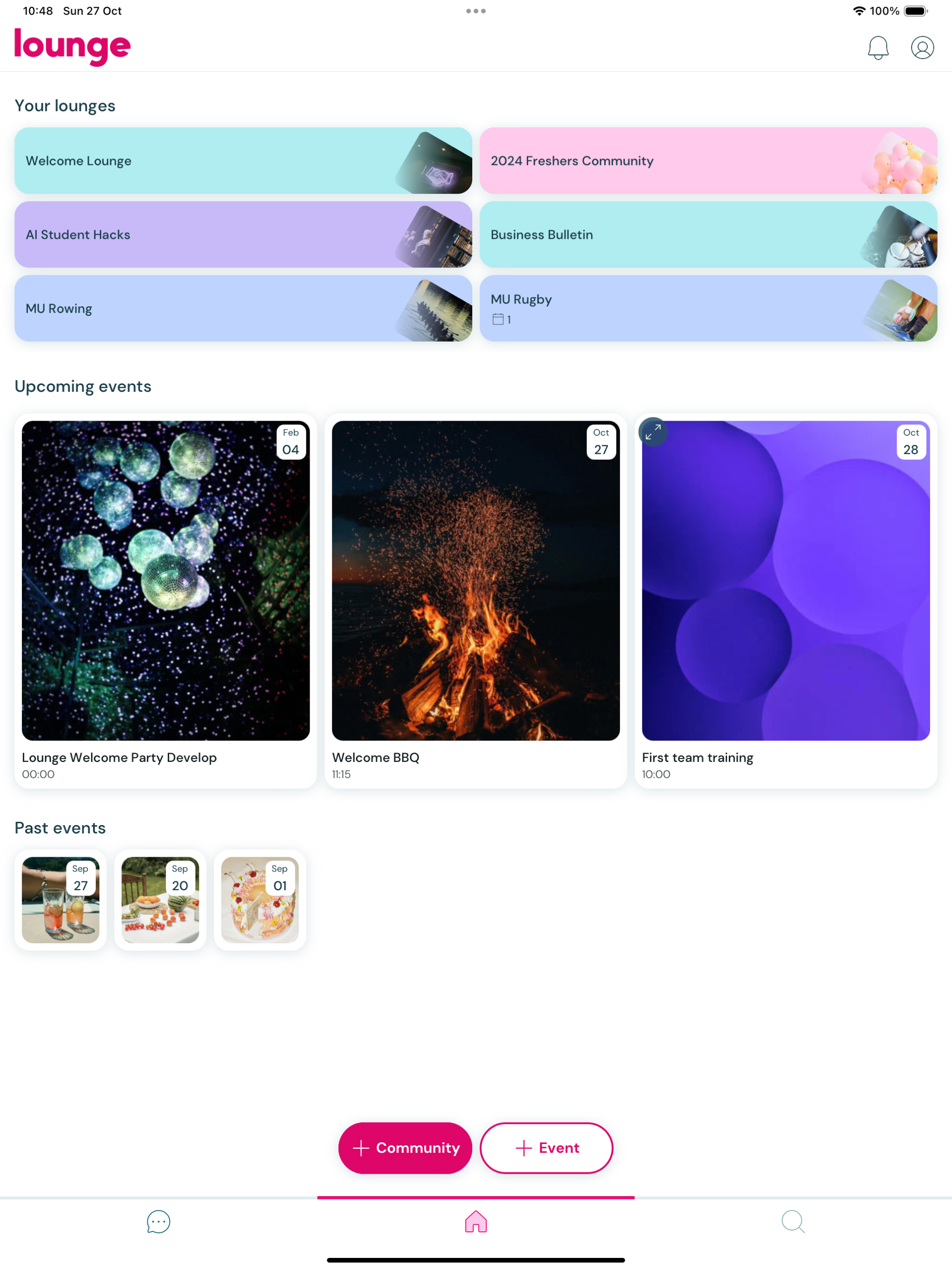 Lounge - Groups & Events