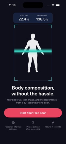 Caliper: Body Composition iPhone screenshot