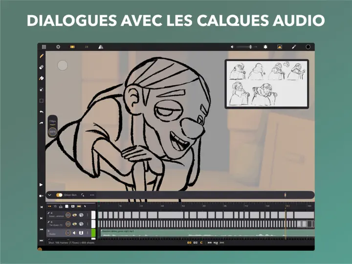 Capture d'écran de Callipeg : Animation 2D sur iPhone 2