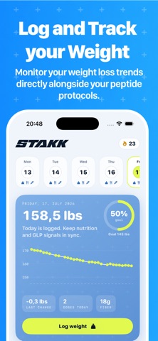 STAKK - Peptide Tracker Screenshot 8 of 8