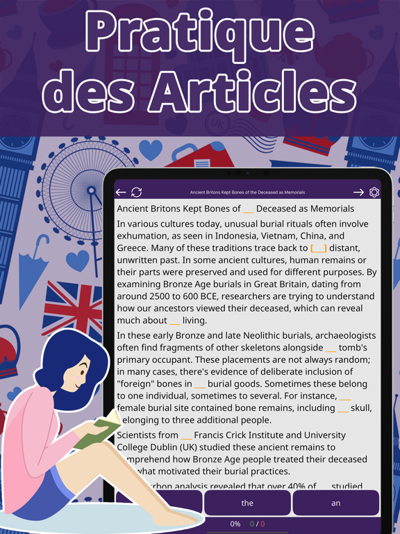 Screenshot #4 pour Learn English app: Articles