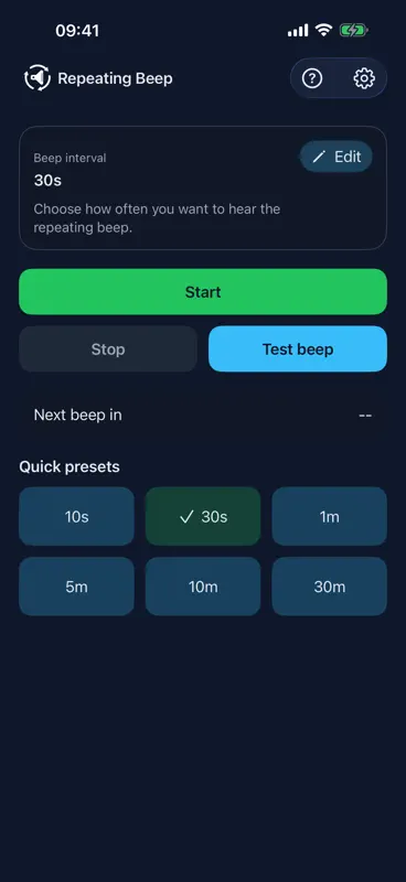 Repeating Beep screenshot 1 of 2