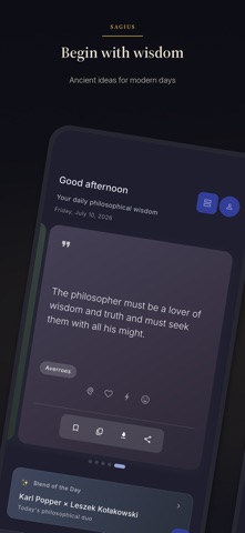 Sagius: Ask a Philosopher Screenshot 1 of 7