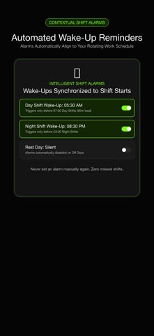 Shift Calendar · Baro iPhone screenshot