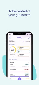 Injoy: Gut Health Tracker screenshot #1 for iPhone