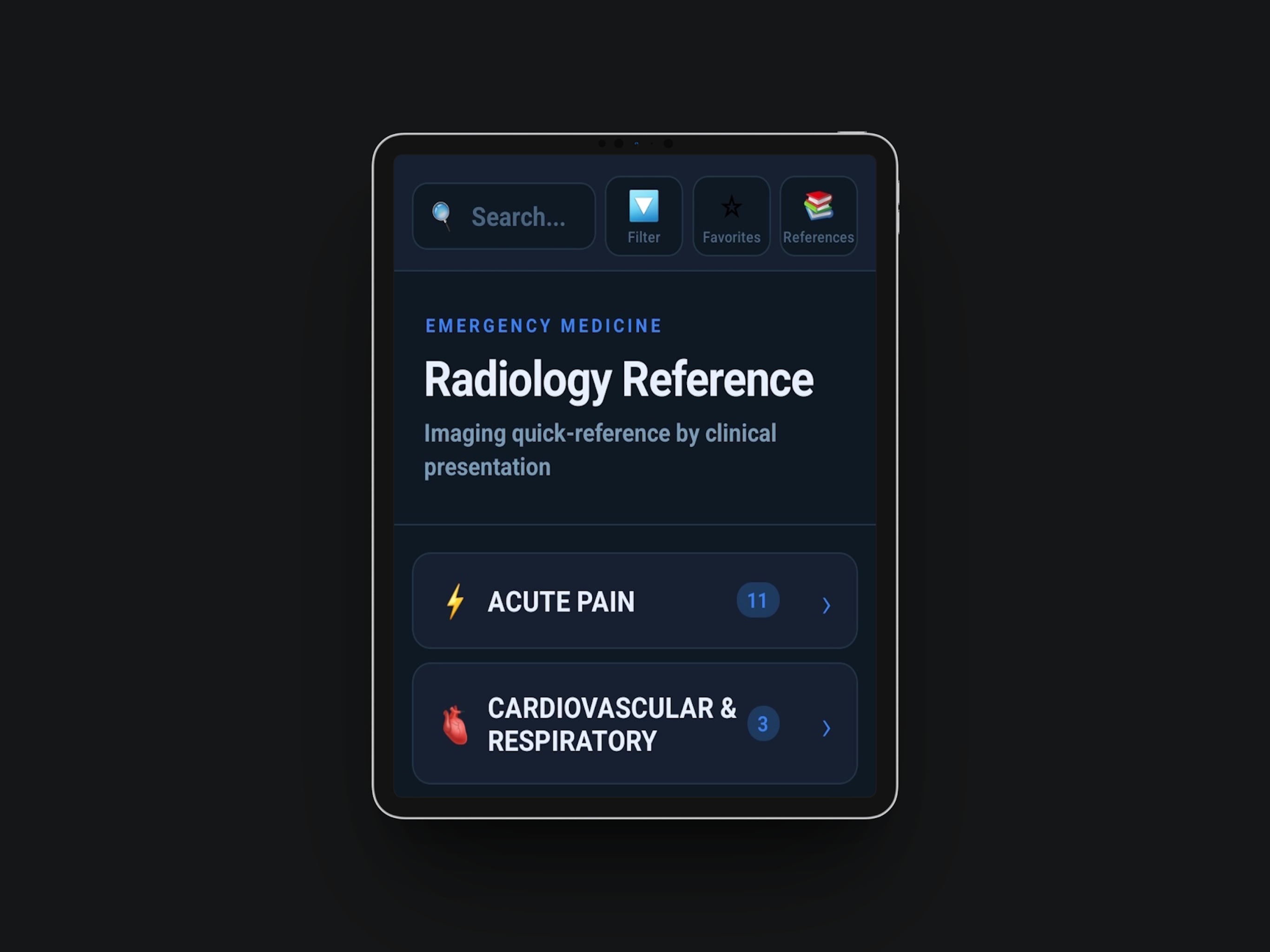 EM Radiology Reference screenshot 11