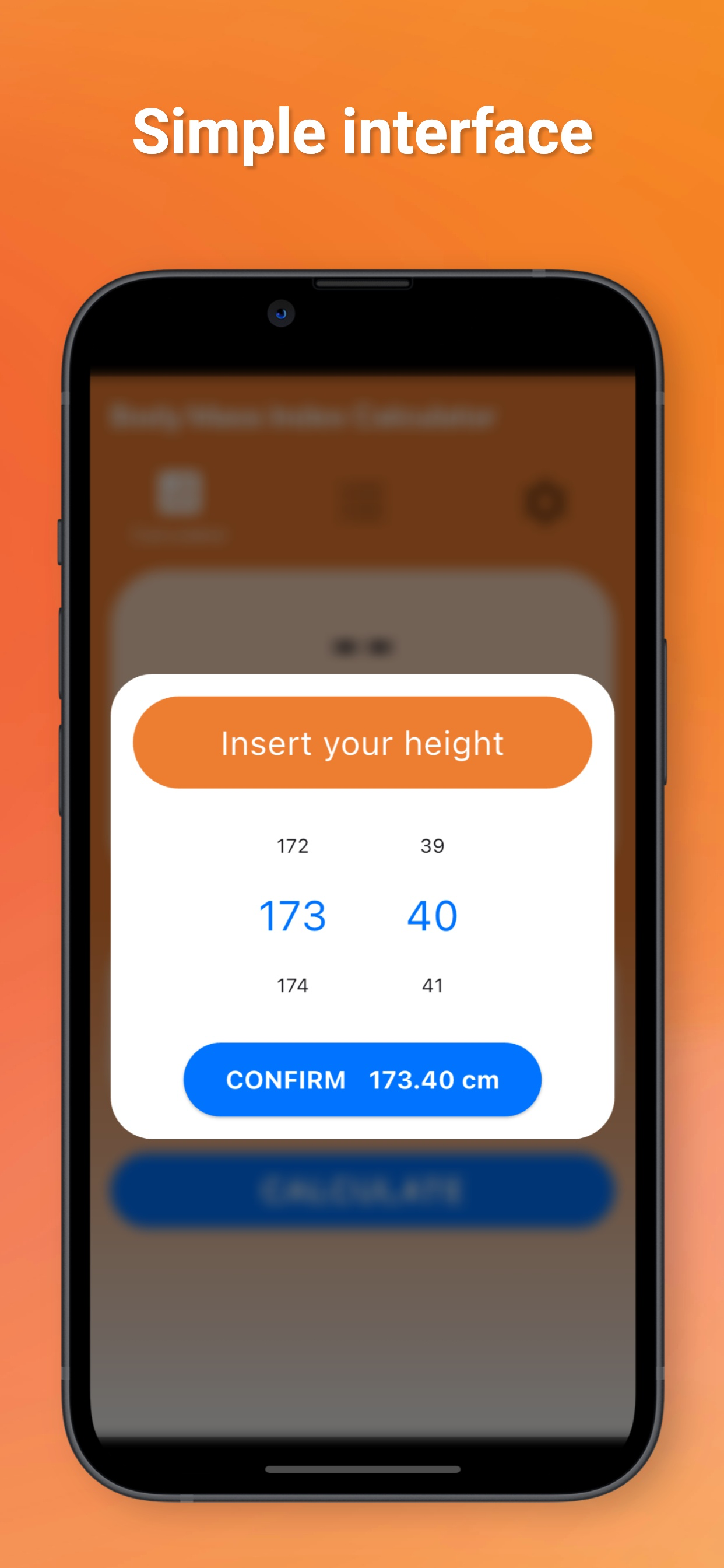 Body Mass Index Calculator App