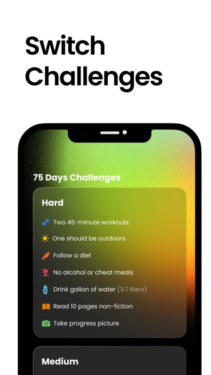 75 Days Challenge Tough & Soft screenshot-7