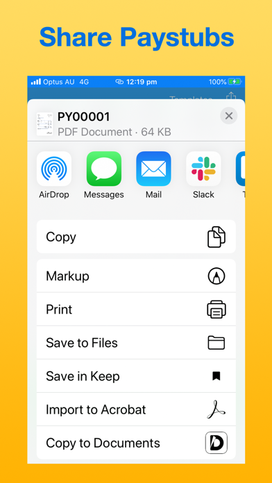 Paystub Maker Screenshot