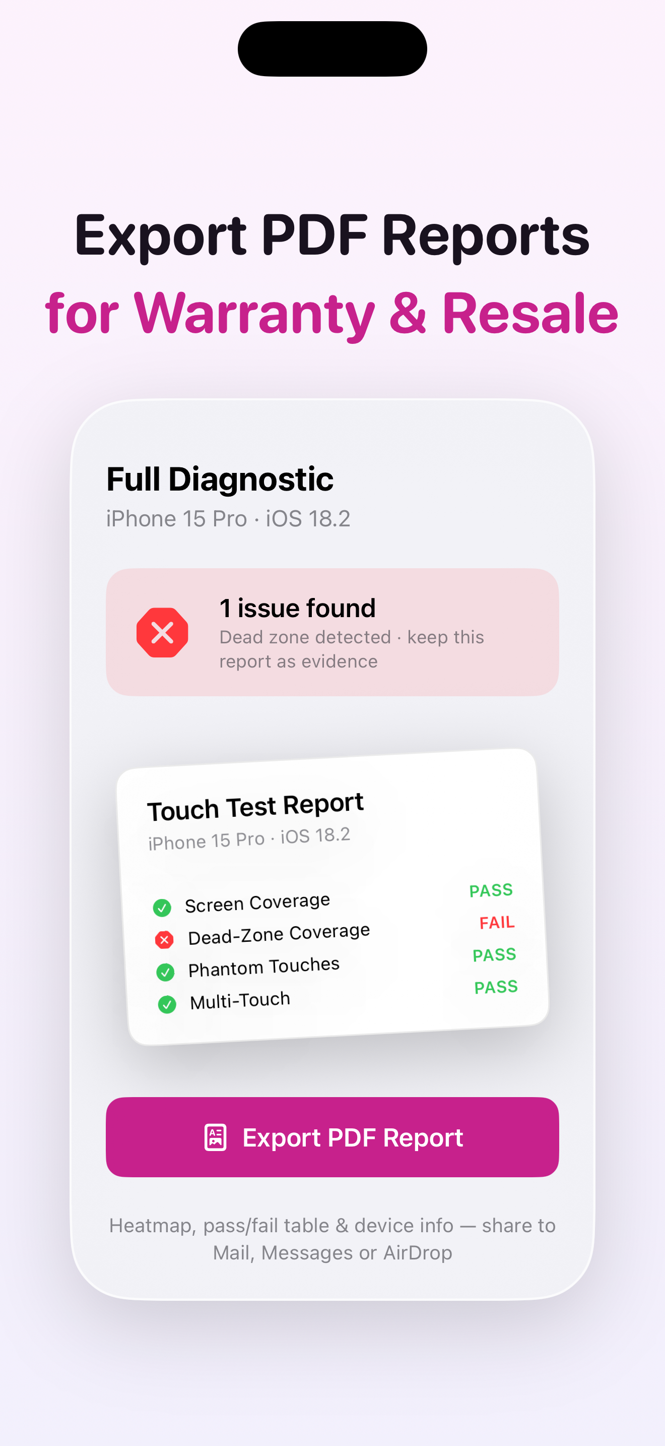 Phone Touch Test - Screen screenshot 5