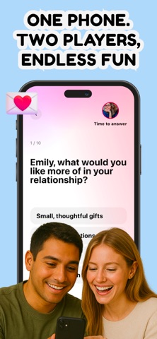 Couples Quiz: Date Night Game iPhone screenshot
