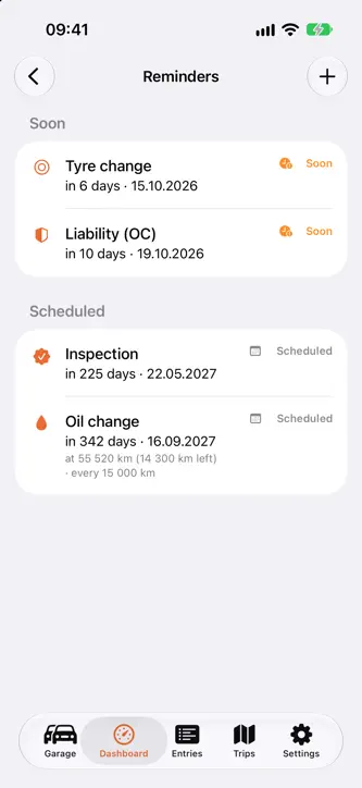 Motorly: Car Cost Tracker screenshot 4