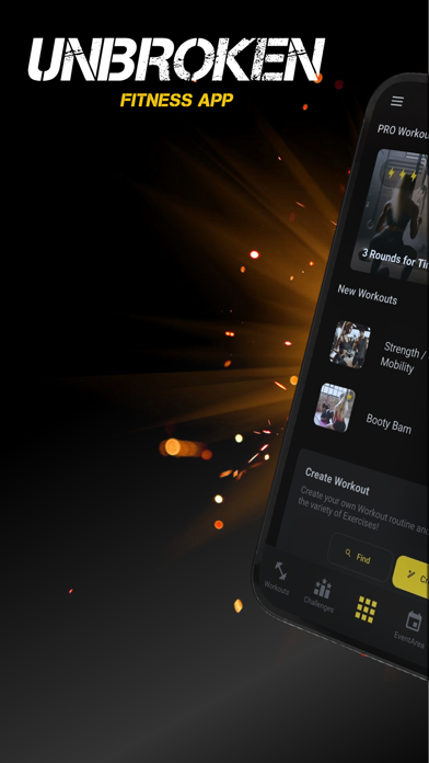 UNBROKEN: Training and Fitness Screenshot