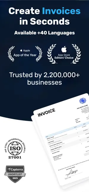 Invoice Maker: Estimate, Quote screenshot 1