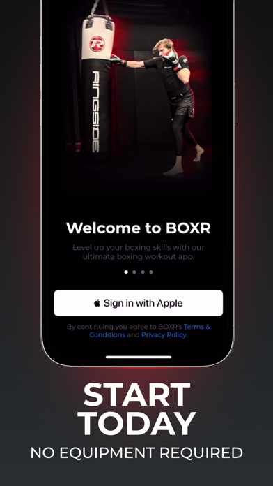BOXR Boxing Workout & Training Screenshot
