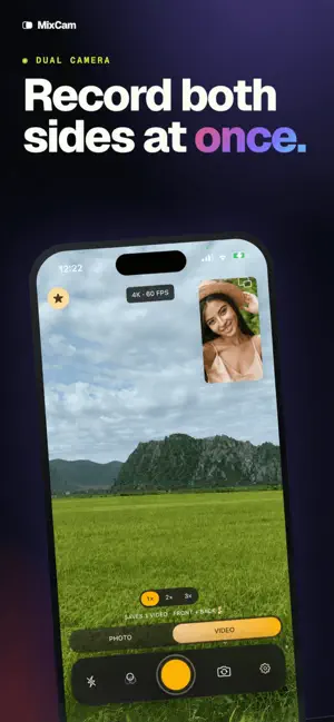 MixCam: Dual Video Recorder screenshot 1