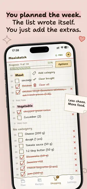 Mealsketch: Family Meal Plan screenshot 3