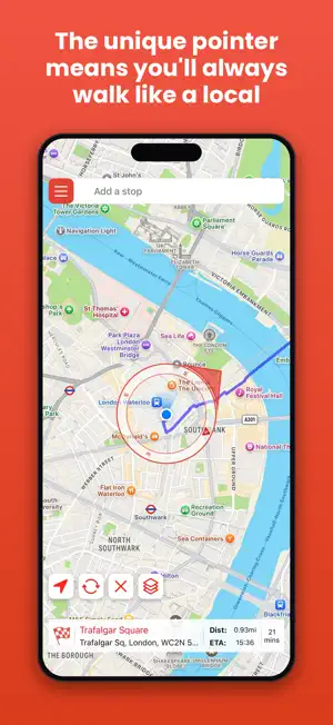 Strydr: City Walking Navigator screenshot 1