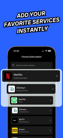 Subscription Tracker: Suby screenshot