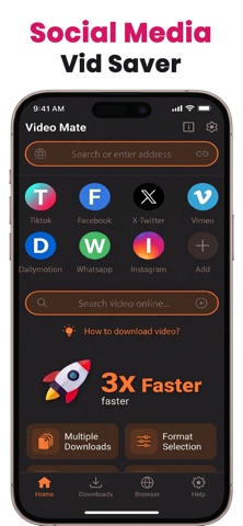 Smart Video Saver Browser Screenshot 1 of 7