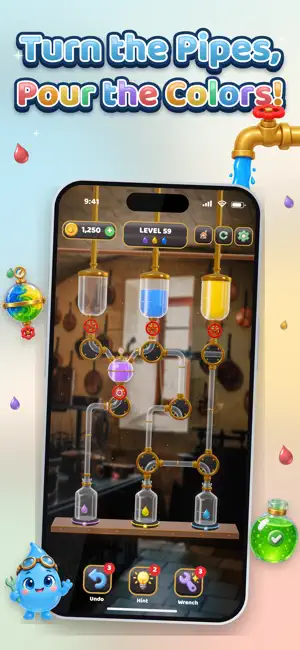 Liquid Works: Pipe Puzzle screenshot 1