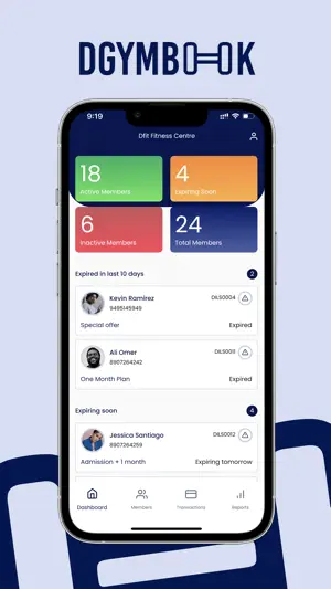 DGymbook: Gym Management screenshot 2